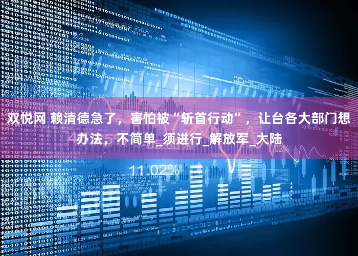 双悦网 赖清德急了，害怕被“斩首行动”，让台各大部门想办法，不简单_须进行_解放军_大陆