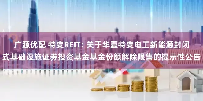 广源优配 特变REIT: 关于华夏特变电工新能源封闭式基础设施证券投资基金基金份额解除限售的提示性公告