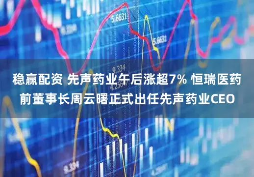 稳赢配资 先声药业午后涨超7% 恒瑞医药前董事长周云曙正式出任先声药业CEO